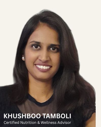 Khushboo Tamboli, Biotechnologist, Certified Nutrion & Wellness advisor in True Fit Disclosure