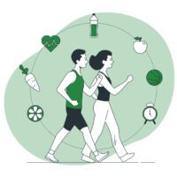 Healthy lifestyle Customizable Cartoon Illustrations _ Bro Style Healthy lifestyle Customizable Cartoon Illustrations _ Bro Style