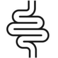 Intestine icon, digestive system Intestine icon, digestive system